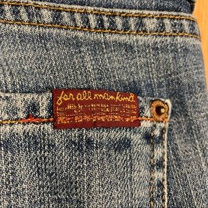 Seven for all Mankind bootcut maternity jeans sz28